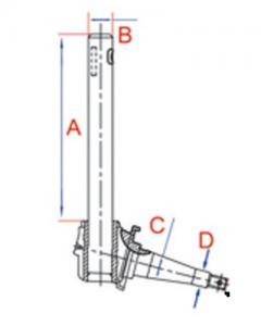 135 MF FRONT AXLE-SPINDLE 2