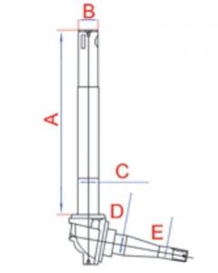 8N FORD FRONT AXLE